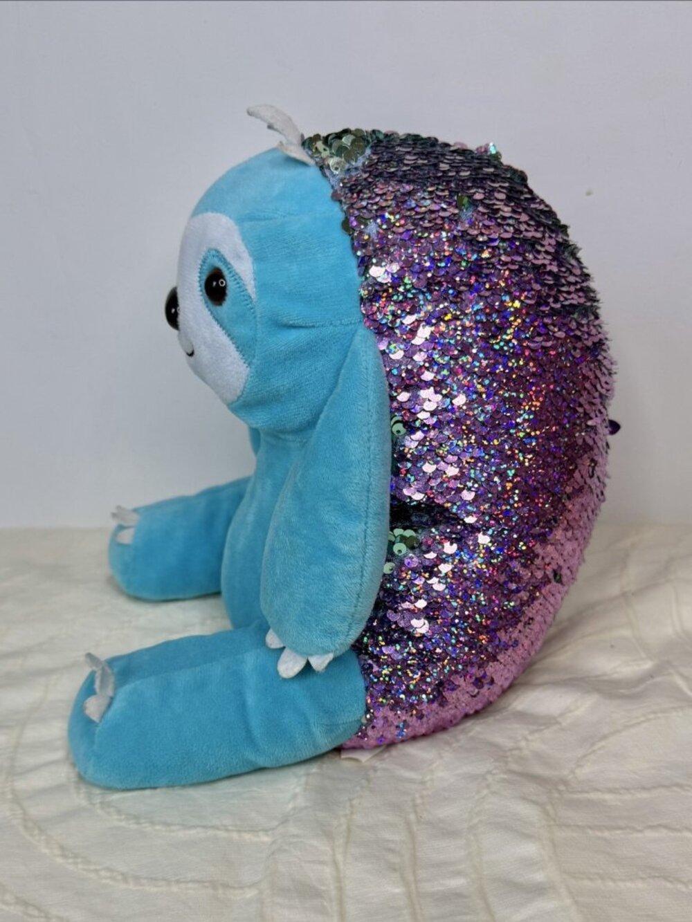 Faber-Castell Creativity For Kids Reversible Sequin Sloth Plush Stuffed Animal